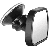 Auto Auto 360 Grad verstellbarer Baby-Rückspiegel Rückseitiger Baby-Sicherheits-Konvexspiegel,  Durchmesser: 85 mm (schwarz)