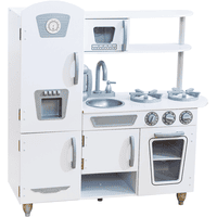 PLEKER Cucina Legno per Bambini, Cucina Bambina 17 Accessori con