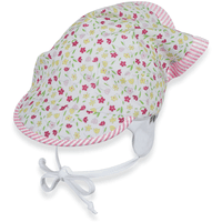 einlagiges personalisiertes rosanes Kopftuch mit Namen & Elfen Motiv für  Kinder Mädchen Baby als Sonnenschutz