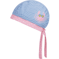 einlagiges personalisiertes rosanes Kopftuch mit Namen & Elfen Motiv für  Kinder Mädchen Baby als Sonnenschutz