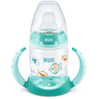 Biberon Apprendimento Acciaio Personalizzabile Nuk Azzurro 6-18M - Tutete