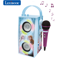 LEXIBOOK Radio reproductor infantil CD y Bluetooth Animal family 