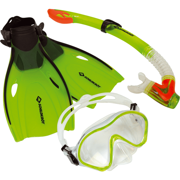 Junior SCHILDKRÖT® Bermuda snorkelset - 3-delat, storlek L/XL