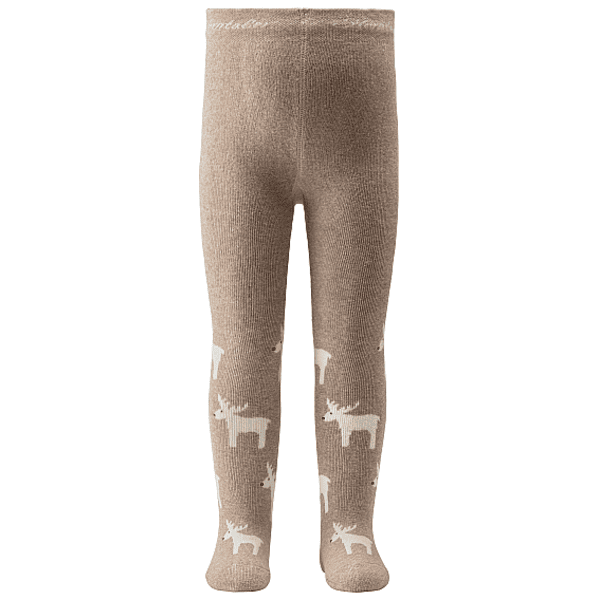 Sterntaler Strumpfhose Weihnacht beige melange