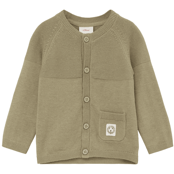 s. Olive r Veste en tricot green 