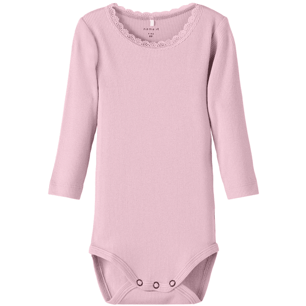 name it Langærmet body Nbfkab Parfait Pink