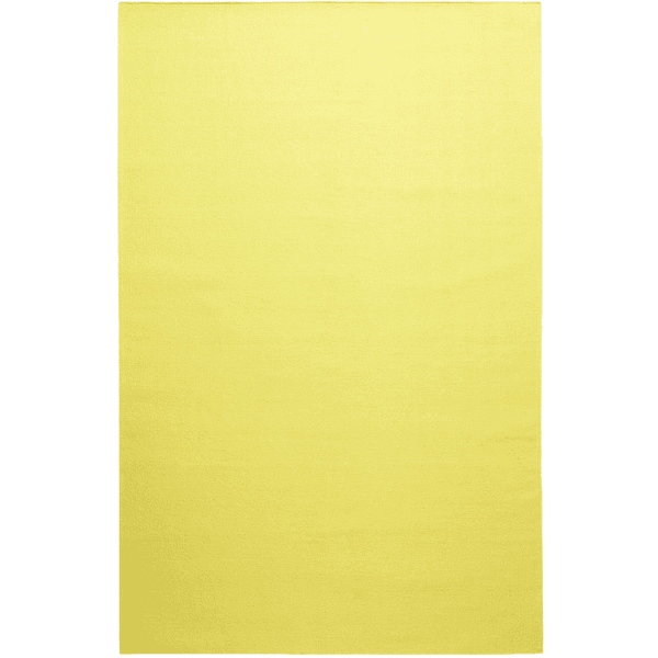 Green Looop Handweb-Teppich Nizza gelb