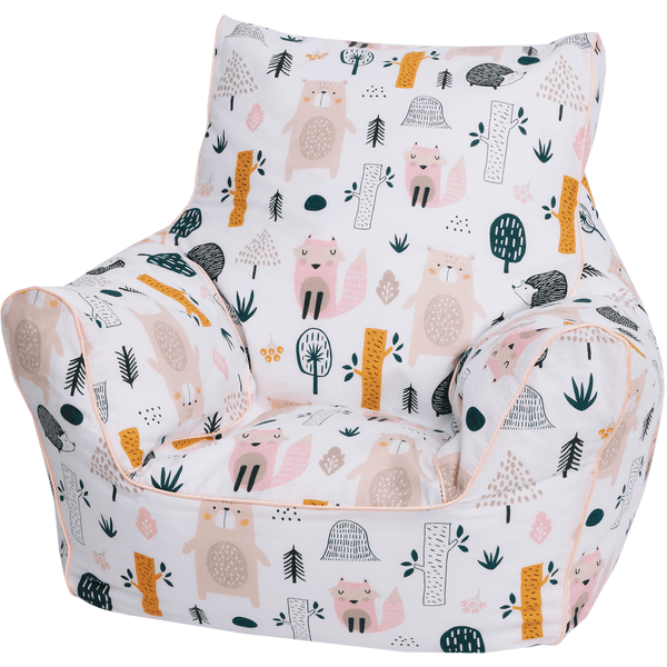 knorr toys® Kindersitzsack "Wildlife" weiß