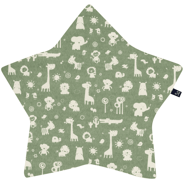 Alvi ® Cuscino Star Granito Animals granito verde/bianco