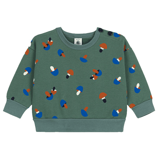 Petit Bateau Sweatshirt grün vallee