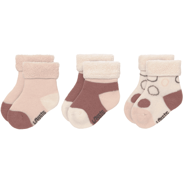 LÄSSIG Babysocken 3er Pack Offwhite