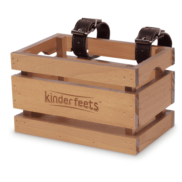 Kinderfeets ® Cesta para bicicleta infantil madera