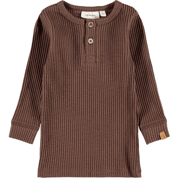 Lil'Atelier Langarmshirt Nbmrajo Chestnut