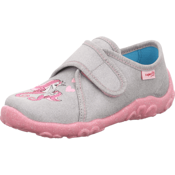 superfit Bonny slipper šedá/růžová (střední)