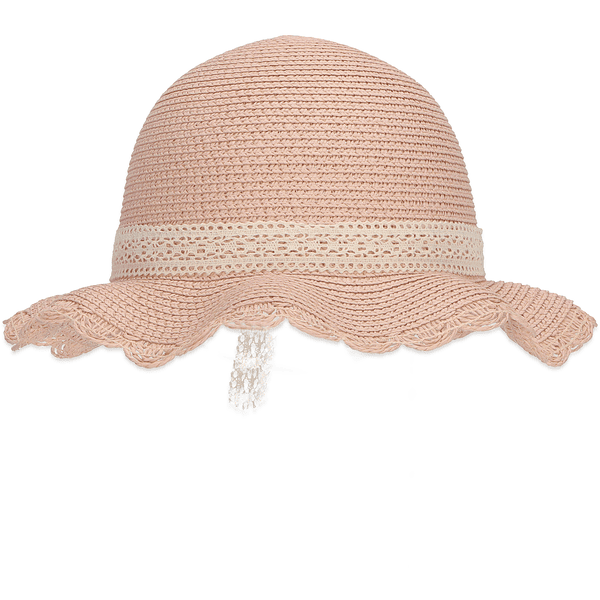 Sterntaler Cappello di paglia rosa chiaro