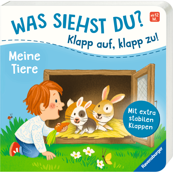 Ravensburger Was siehst du? Klapp auf, klapp zu! Meine Tiere