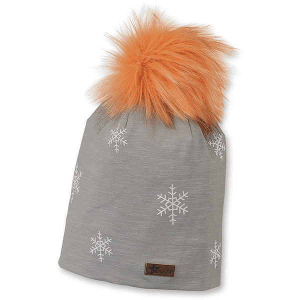 Sterntaler Girl s Slouch-Beanie gris humo