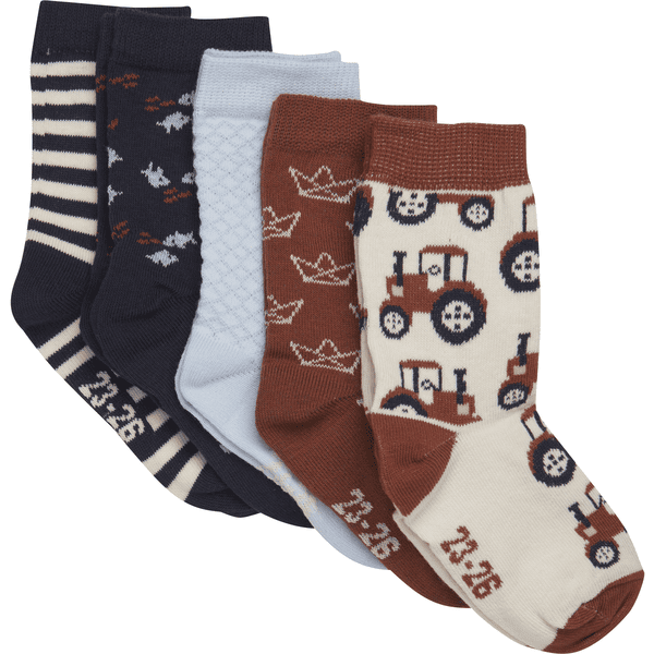 Minymo Lot de 5 chaussettes Tortoise Shell