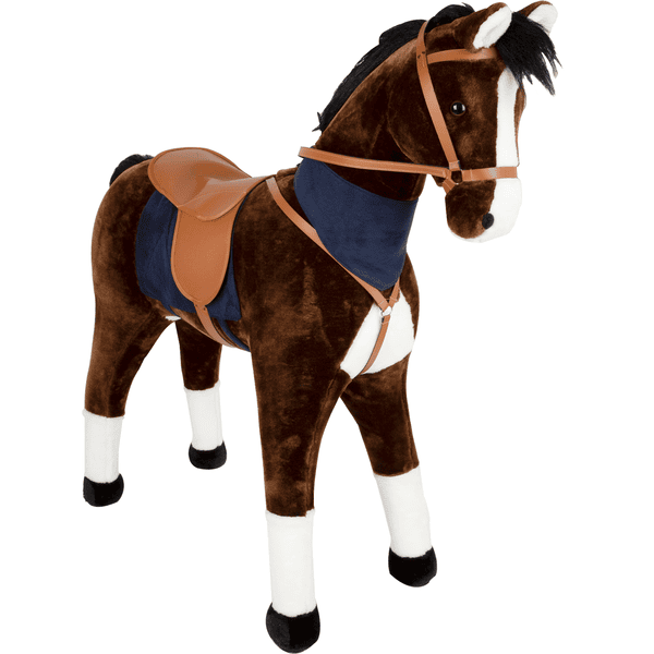 small foot  ® Caballo de juguete XL con sonido marrón