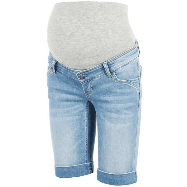 mama;licious Bermuda de grossesse Light Blue Denim