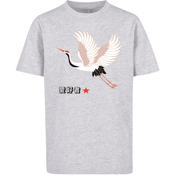 Japan grey T-Shirt F4NT4STIC Kranich heather