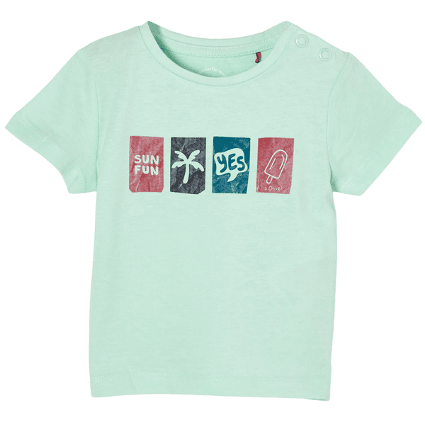 s. Olive r T-shirt vert océan