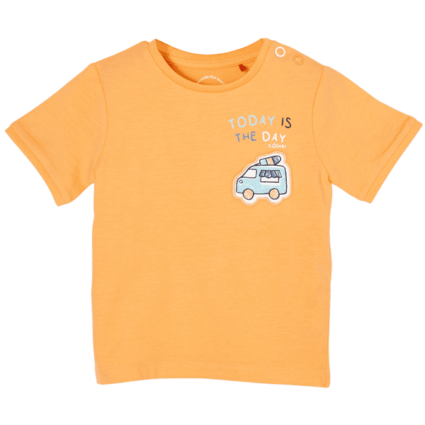 s. Olive r T-shirt light orange 