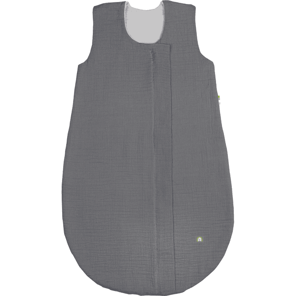 odenwälder Musselin Sommerschlafsack grey 70 cm - 90 cm