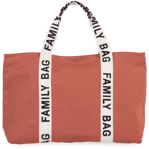 CHILDHOME Family Bag Signatur Canvas terracotta