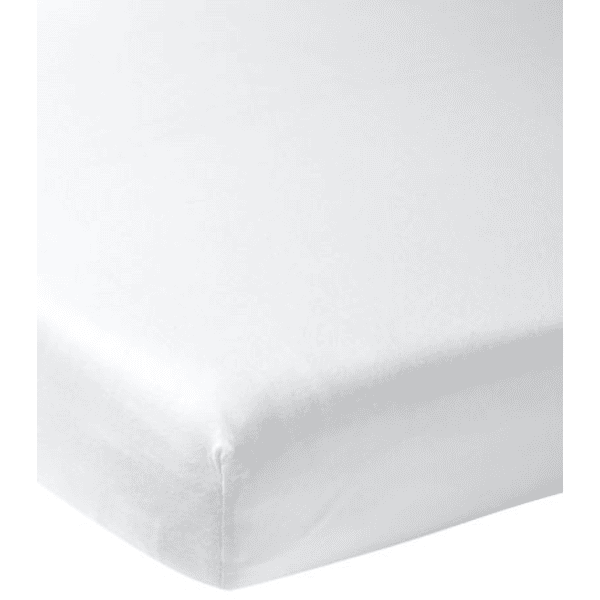 MEYCO Drap housse pour lit enfant jersey White 120x200 cm