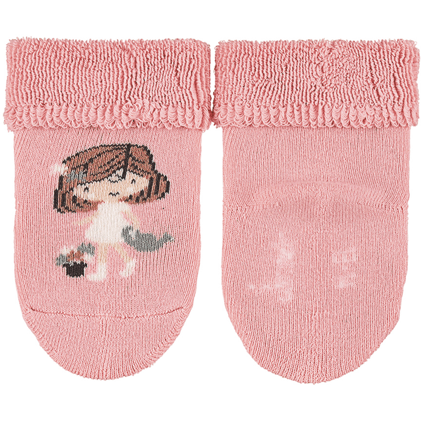 Chaussettes Bébé Fille Rose –