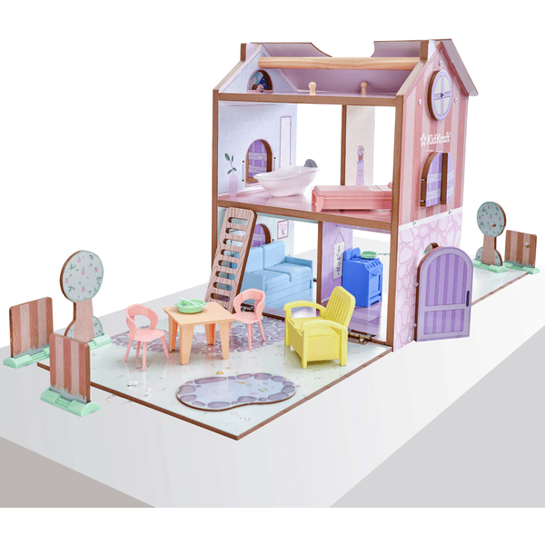 KidKraft ® Cottage - Casa delle bambole per giocare e conservare