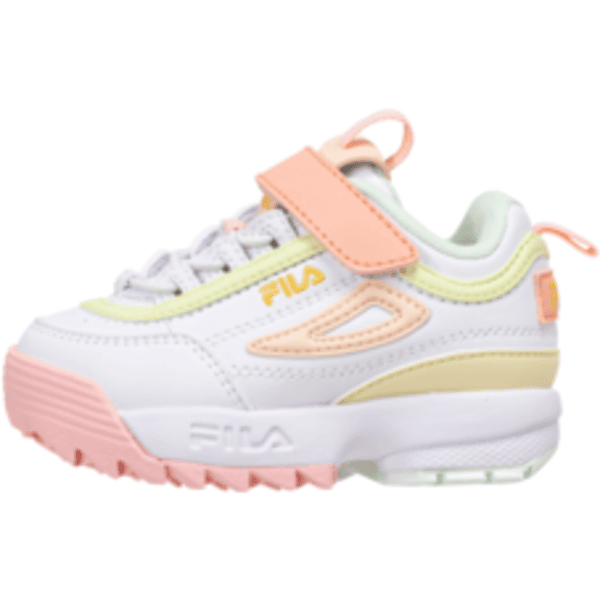 Chaussure fila blanche outlet et rose