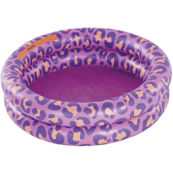 Swim Essential s Print ed Baby Pool Purple Leopard 60 cm 2 kroužky