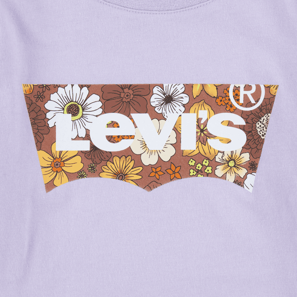 Levi s t shirt manches longues fille violet roseoubleu