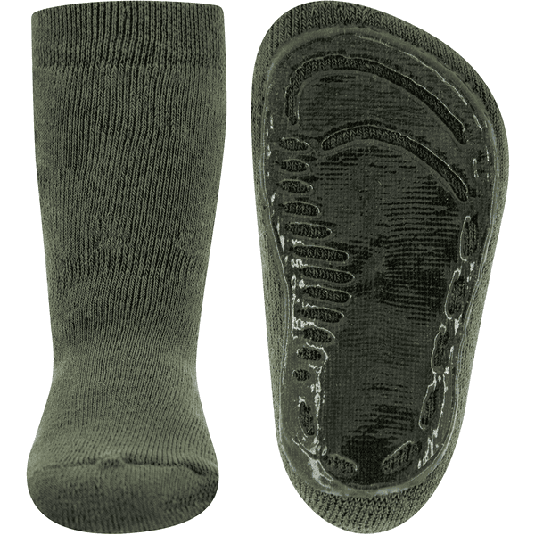 Ewers Stoppersocken Softstep Uni oliv