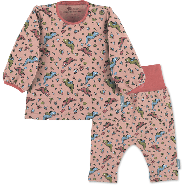 Sterntaler Set Langarmshirt und Hose rosa 