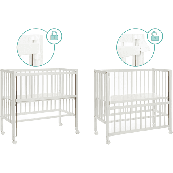 Fillikid convertible bedside outlet crib