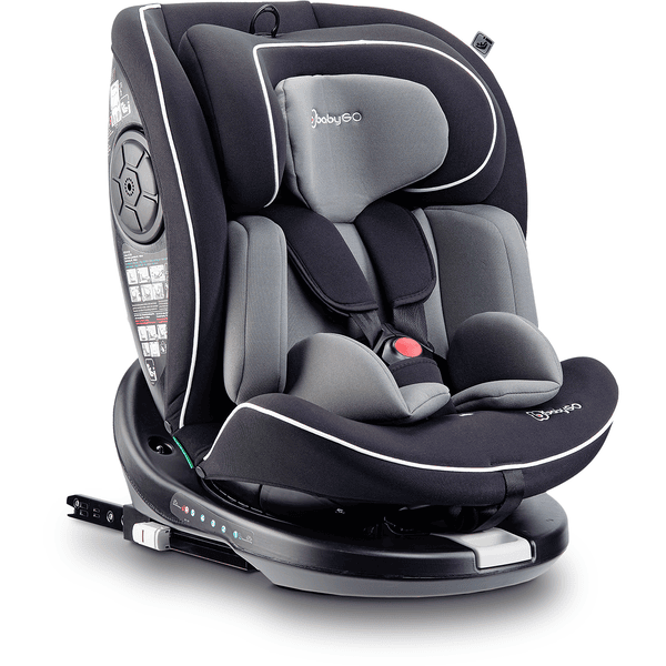 babyGO Si ge auto pivotant Nova 2 black roseoubleu