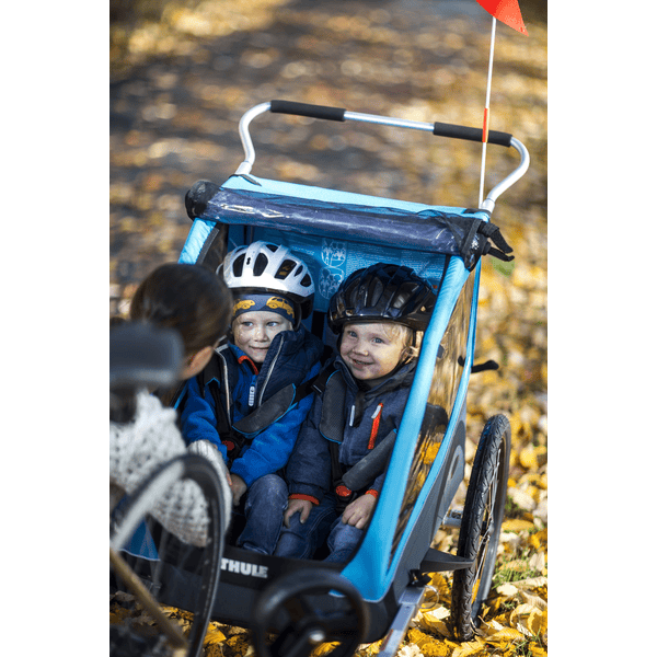 THULE Remorque de vélo enfant Coaster XT blue