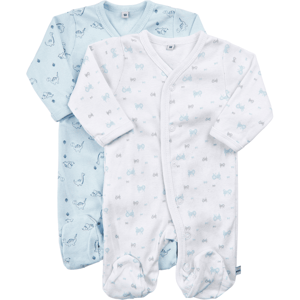 Pippi Combinaison pyjama enfant light blue lot de 2