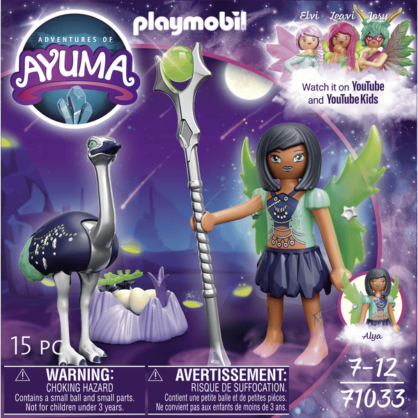 PLAYMOBIL® Figurine Moon Fairy animal de coeur Ayuma 71033