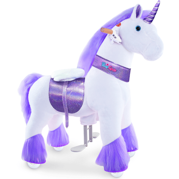 PonyCycle® Licorne violette avec son et frein