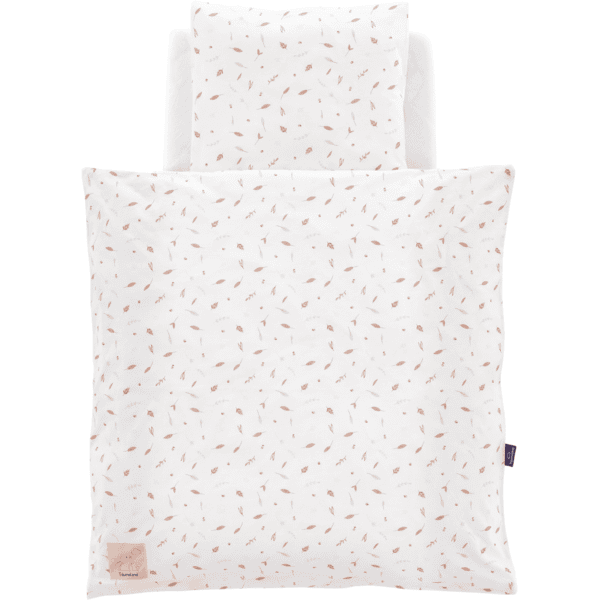 Träumeland Parure de lit enfant jersey amour de nature rose 80x80 cm