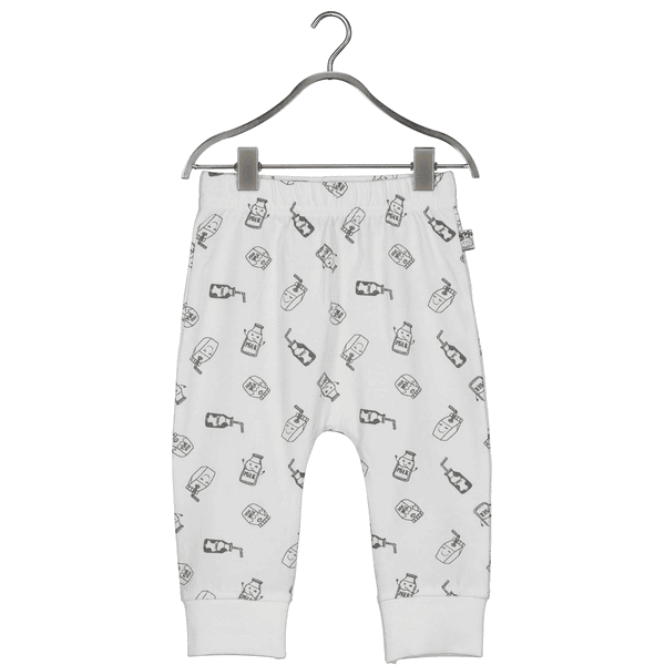 BLUE SEVEN  Pantaloni effetto bambino Bianco