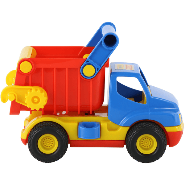 Wader 46cm Spielzeug LKW Müllwagen Spielzeugauto Sandfahrzeug