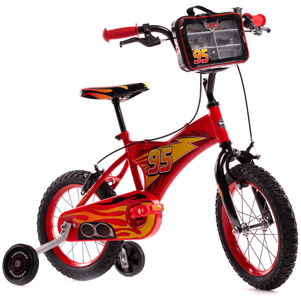 Huffy Bicicleta para niños Disney Cars 14  con ruedines