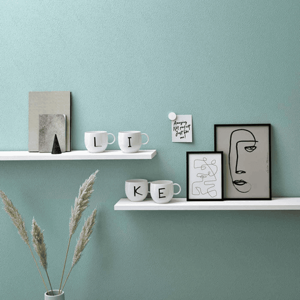 Villeroy & Boch Kaffeebecher Letters 330 ml weiß
