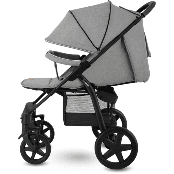 LIONELO Zoey silla de paseo hasta 15 kg regulación del respaldo de  3-posiciones capota XXL con filtro solar ruedas de espuma EVA plegado  mosquitero portavasos (Gris) : : Bebé