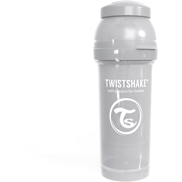 Twistshake Drikkeflaske antikolikk 260 ml pastellgrå